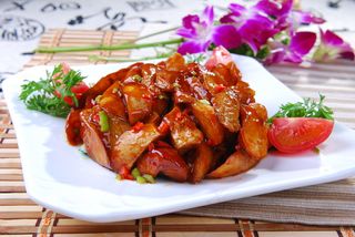 干烧杏鲍菇图片