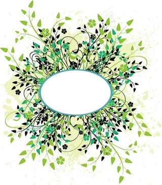 10时尚花纹矢量素材