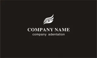 红黑色高档大气二维码名片模版