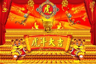 2010年虎年新年快乐图片