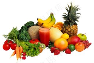 水果（背景分层）图片