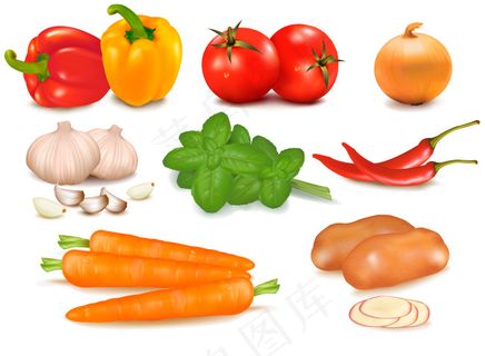 绿色蔬菜矢量素材