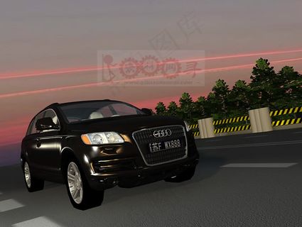 Audi奥迪Q7汽车模型3Dmax