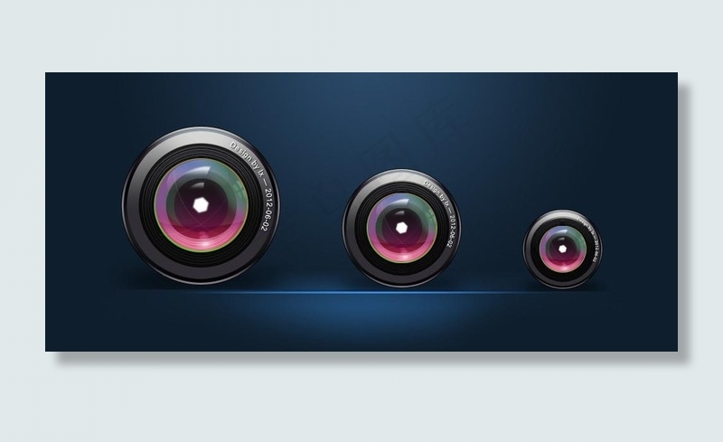 临摹 相机色彩斑斓镜头图片