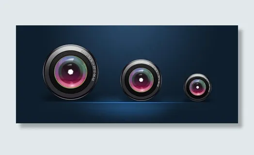 临摹 相机色彩斑斓镜头图片