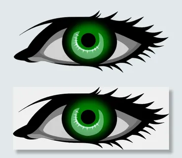 绿眼睛的剪贴画