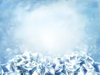 逼真酒杯与啤酒冰爽矢量集合