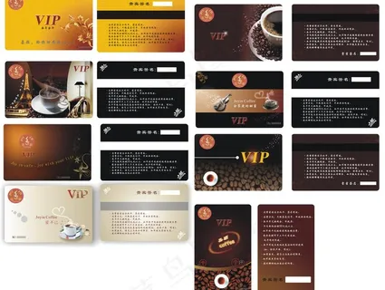 咖啡连锁品牌店vip卡2图片