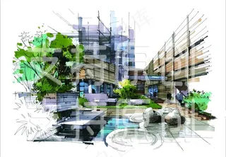 手绘无框画 彩绘 装饰画 抽象画图...