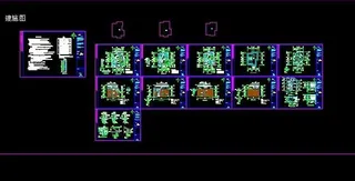 三层单体坡屋顶住宅楼设计图10x1...