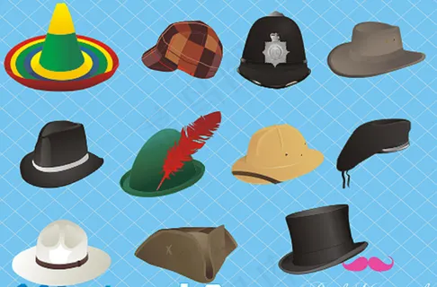 多款各式帽子二