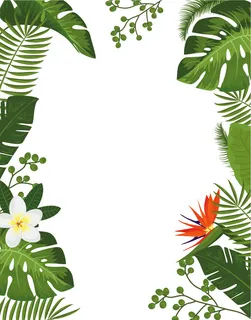 手绘热带棕树林矢量背景 手绘热带棕树林矢量背景