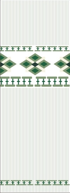 两款移门图案矢量素材