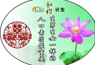 计生灯箱标语图片