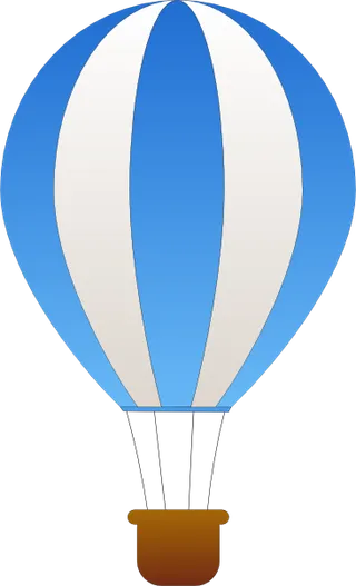 蚜垂直条纹的热气球的剪辑艺术