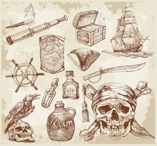 航海元素—矢量素材