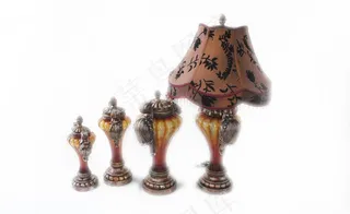 欧式树脂工艺品 灯架图片