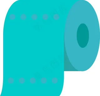 时髦的纸卷图标