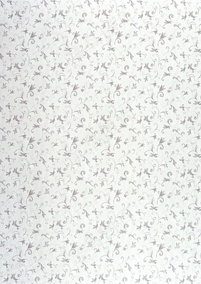 白色密集花苗底纹