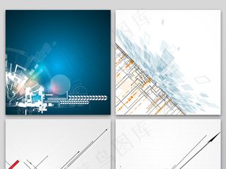 科技商务抽象背景素材设计AI矢量图...