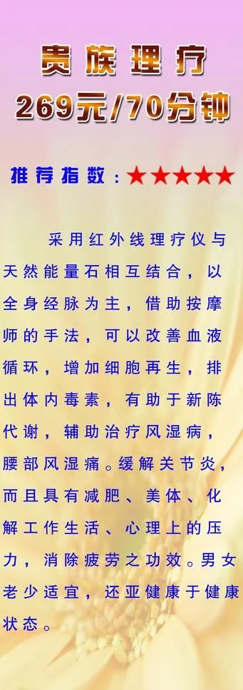 贵族理疗易拉宝图片(2211X5669(DPI:72))psd模版下载