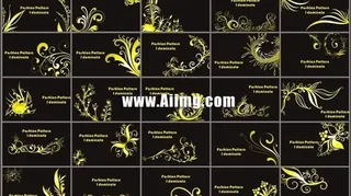 花纹名片背景矢量素材