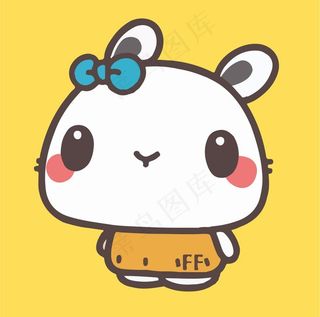 卡通萌萌兔 萌兔子