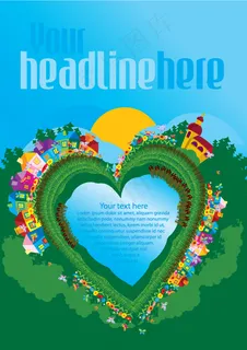 春天主题插画矢量素材