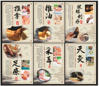 中国风足浴海报