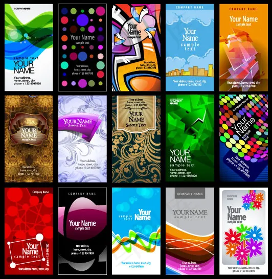 名片模板02-矢量素材eps,ai矢量模版下载