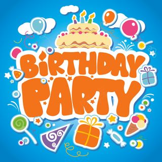 可爱卡通生日卡片矢量素材3