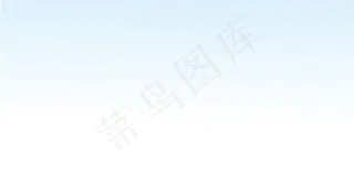 清雅花草蓝天矢量图CDR格式