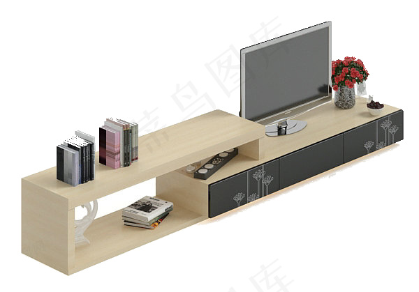 电视柜模型素材