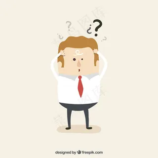 卡通人物扁平化可爱各种职业矢量素材