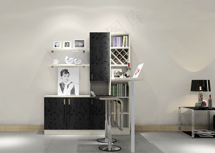 室内房间吧台设计