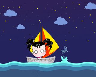 妞妞淘壁纸-小船图片