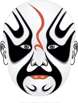 贺天龙 雁荡山 京剧脸谱 卡通脸谱...