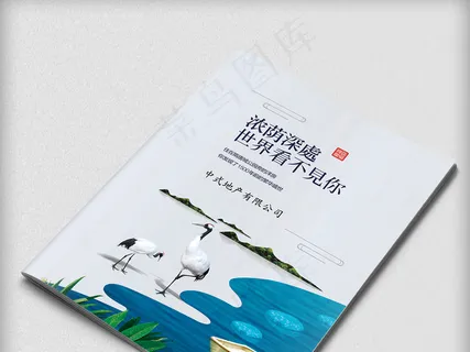 时尚中式地产画册封面 时尚中式地产画册封面