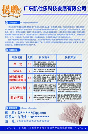 招聘广告