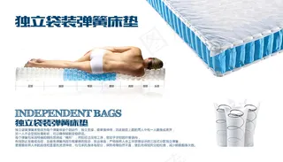 独立袋弹簧 床垫 弹簧 睡眠