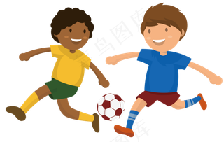 暖色卡通父亲节小报