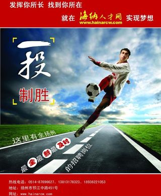 海纳人才网宣传单图片