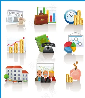 办公用具矢量图图片 办公用具矢量图图片