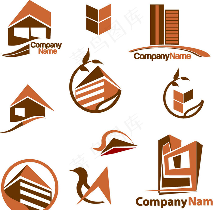 房地产LOGO图片ai矢量模版下载