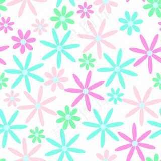 花卉叶子花纹背景