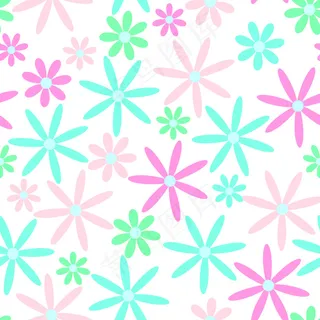 花卉叶子花纹背景