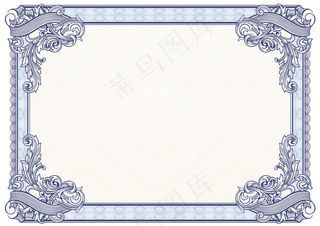 美丽的花纹边框矢量背景02