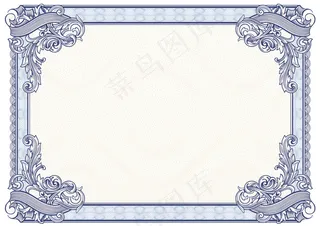 美丽的花纹边框矢量背景02