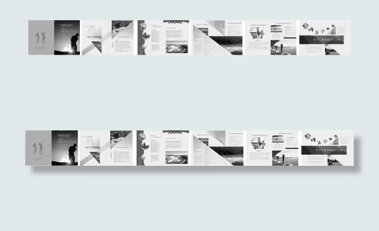 高尔夫画册整本cdr矢量模版下载