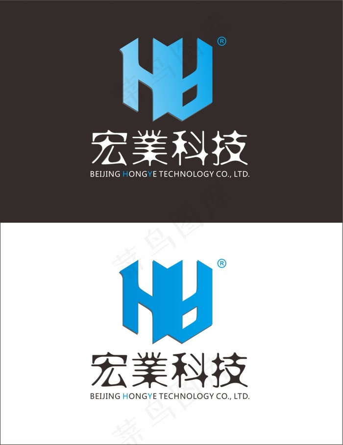 科技LOGOcdr矢量模版下载